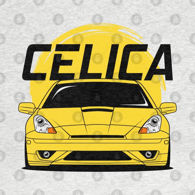 Yellow Celica JDM by GoldenTuners